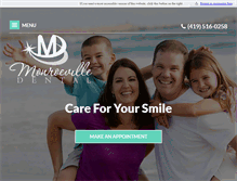 Tablet Screenshot of monroevilledental.com